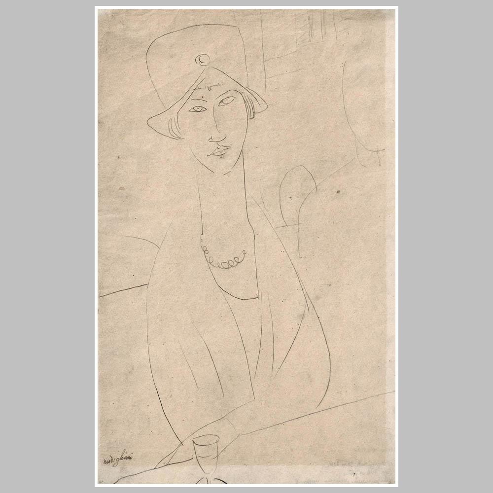 Амедео Модильяни. Женский портрет. 1918