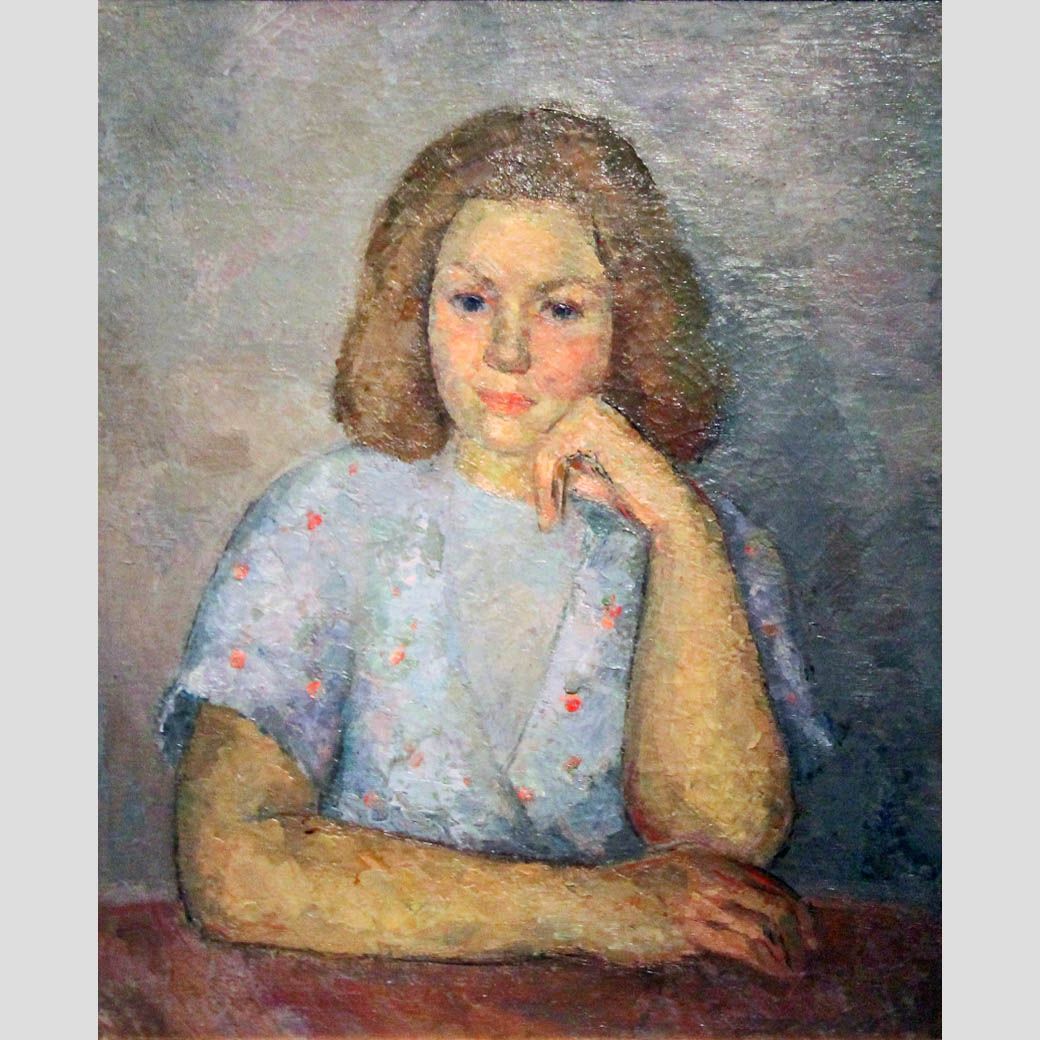 Роберт Фальк. Портрет дочери (Кирилла Фальк). 1946