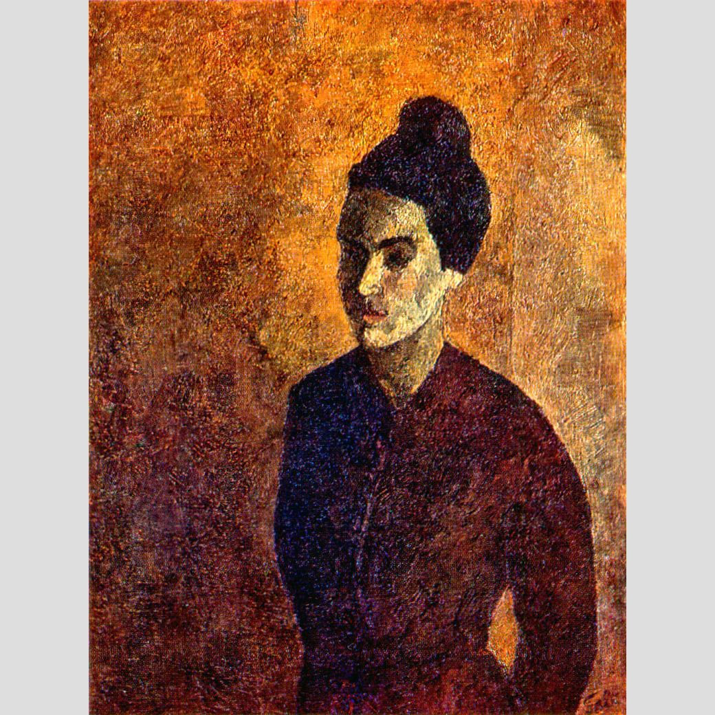 Роберт Фальк. Женщина в красном лифе (Р.В. Идельсон). 1922