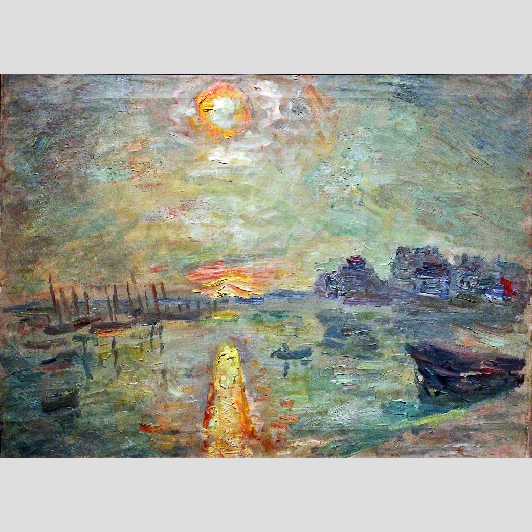 Роберт Фальк. Солнце в море. Бретань. 1934-1935