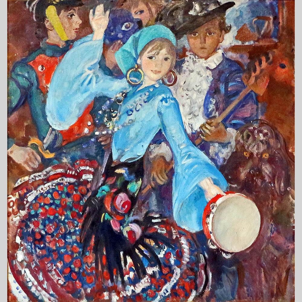 Ольга Богаевская. Танец. 1978