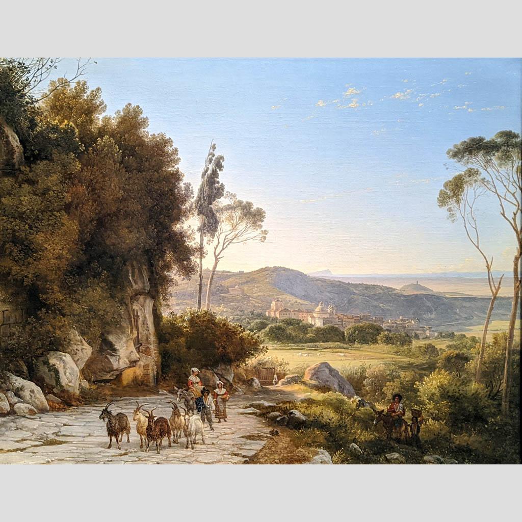Франц Людвиг Катель. Итальянский пейзаж. 1840-1850
