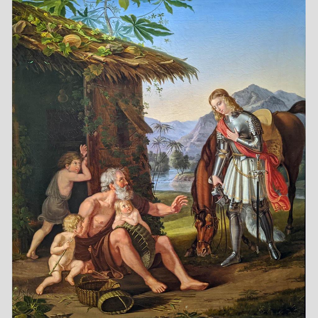 Вольдемар Хоттенрот. Эрминия у пастухов. 1827