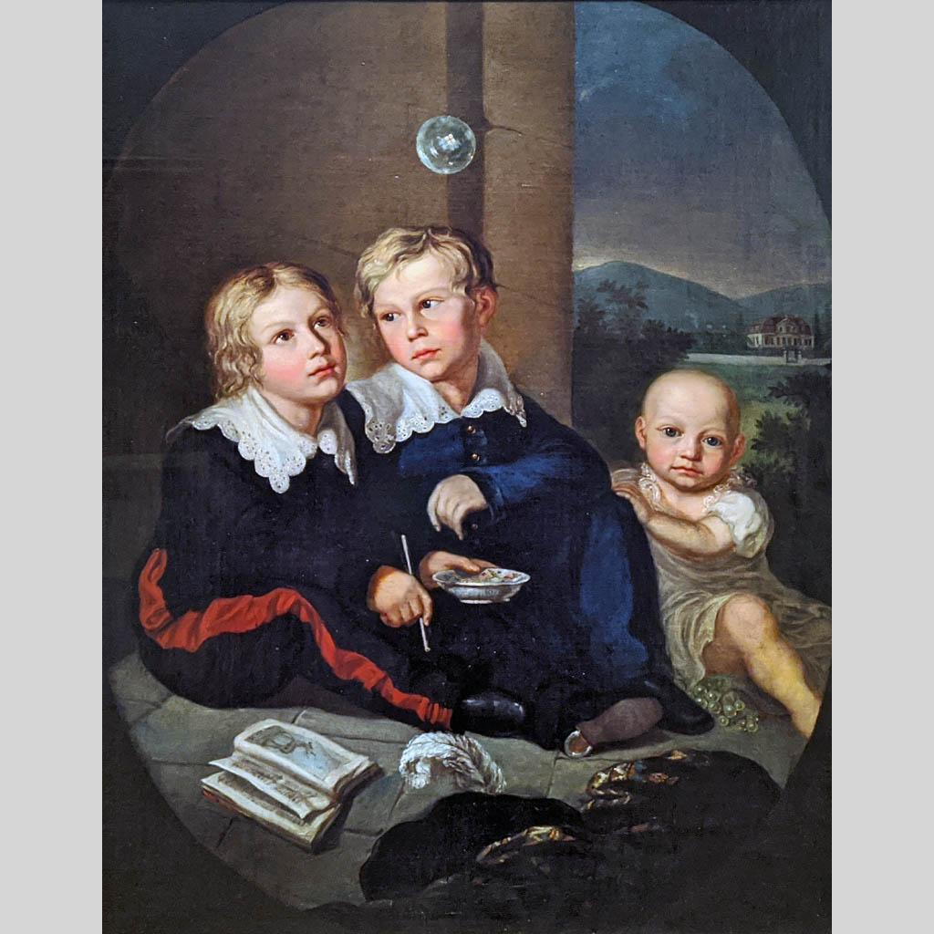 Карл Готлиб Пешель. Братья и сестра. 1818