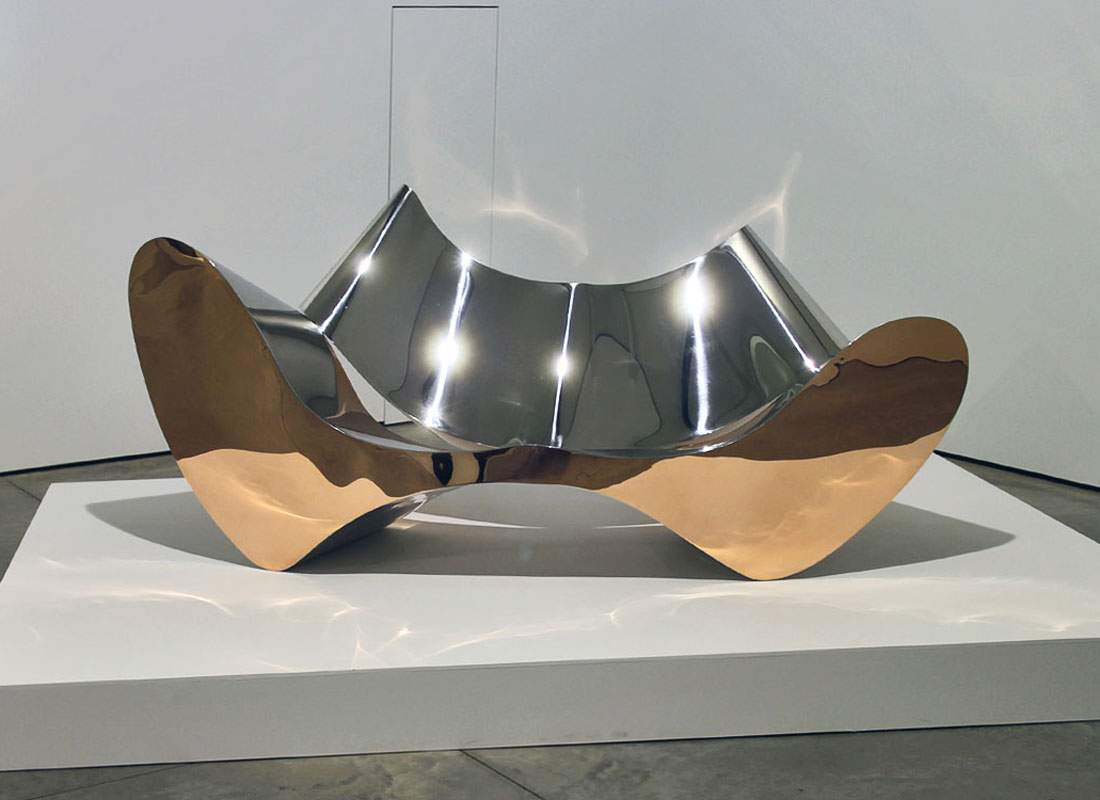 Ron Arad. D-sofa, 1993. Polished copper