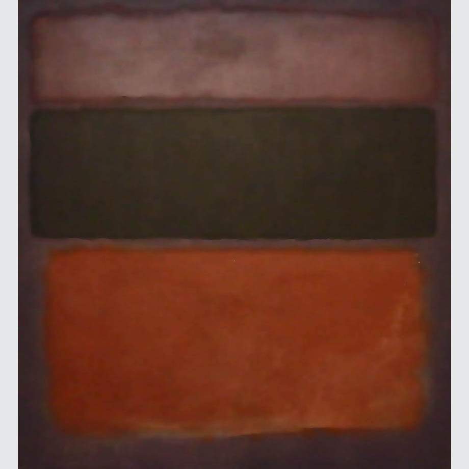 Mark Rothko. No10. Brown, Black, Sienna. 1963