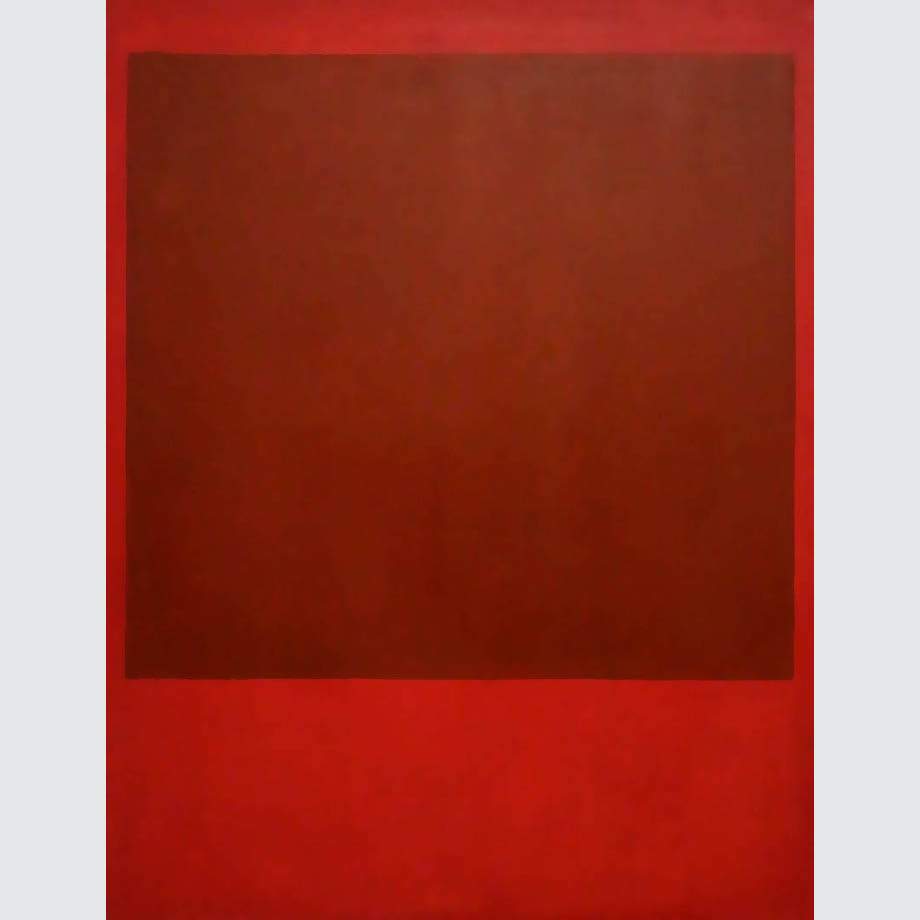 Mark Rothko. Brown on Red. 1964