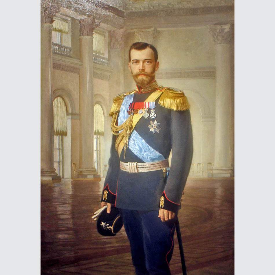 Эрнст Липгарт. Портрет Николая II. 1900