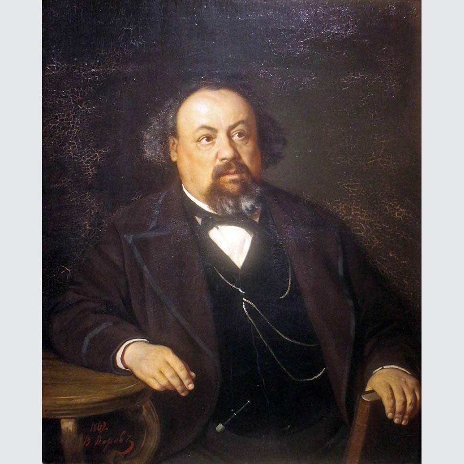 Василий Перов. Портрет А.Ф. Писемского. 1869