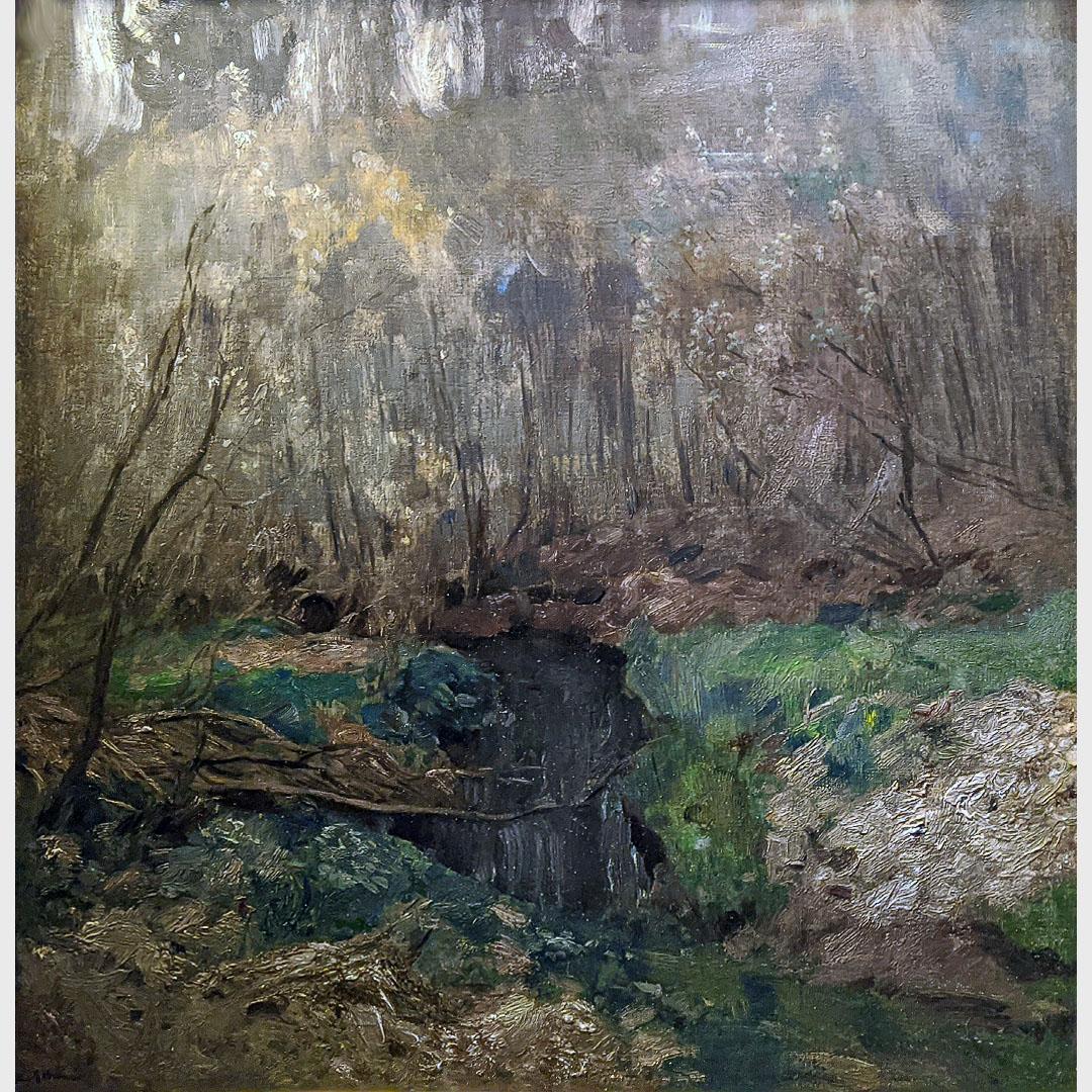 Исаак Левитан. Ручей. Весна. 1899