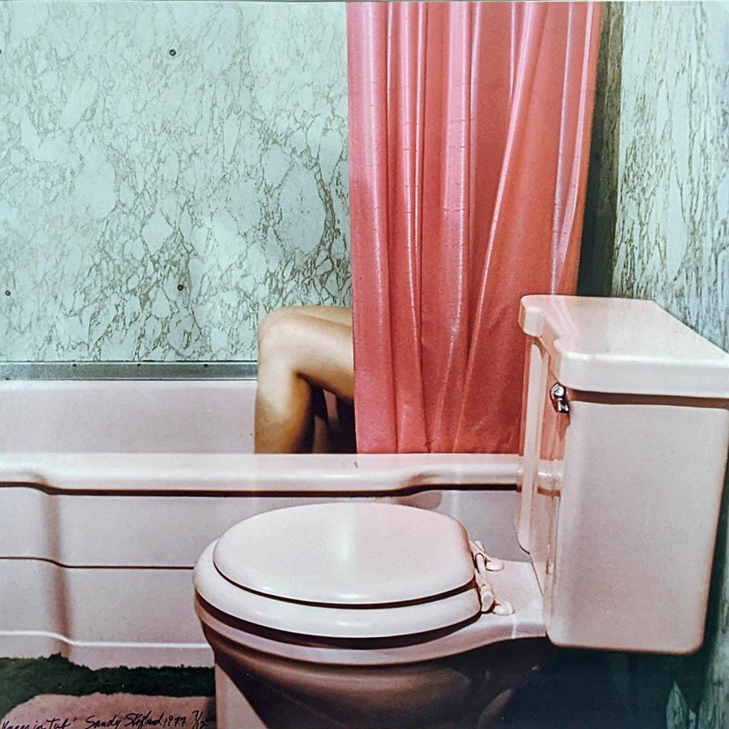 Sandy Skoglund. Knees in Tub. 1977