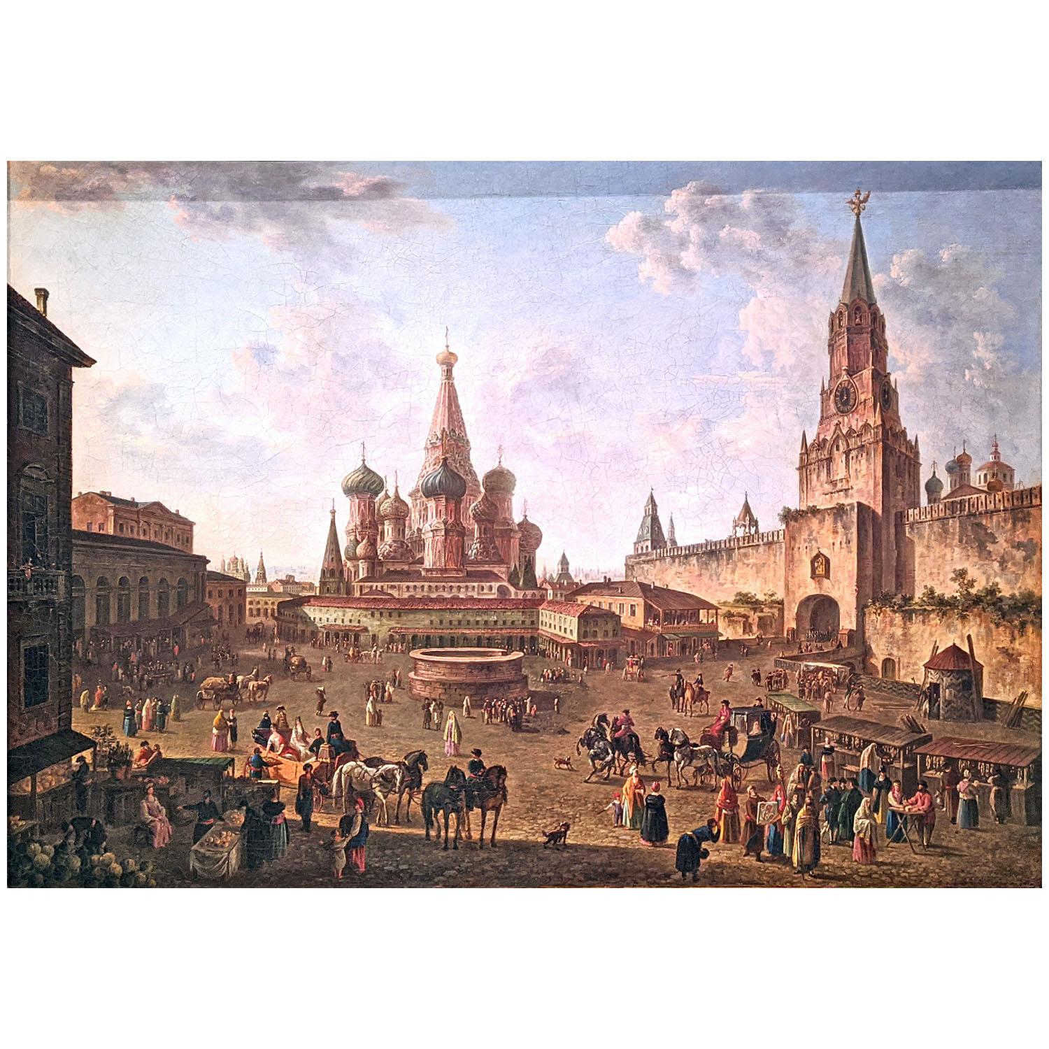 Федор Алексеев. Красная площадь в Москве. 1801