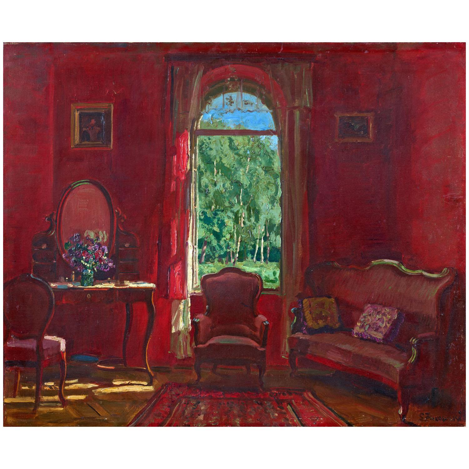 Станислав Жуковский. Красная комната. 1939