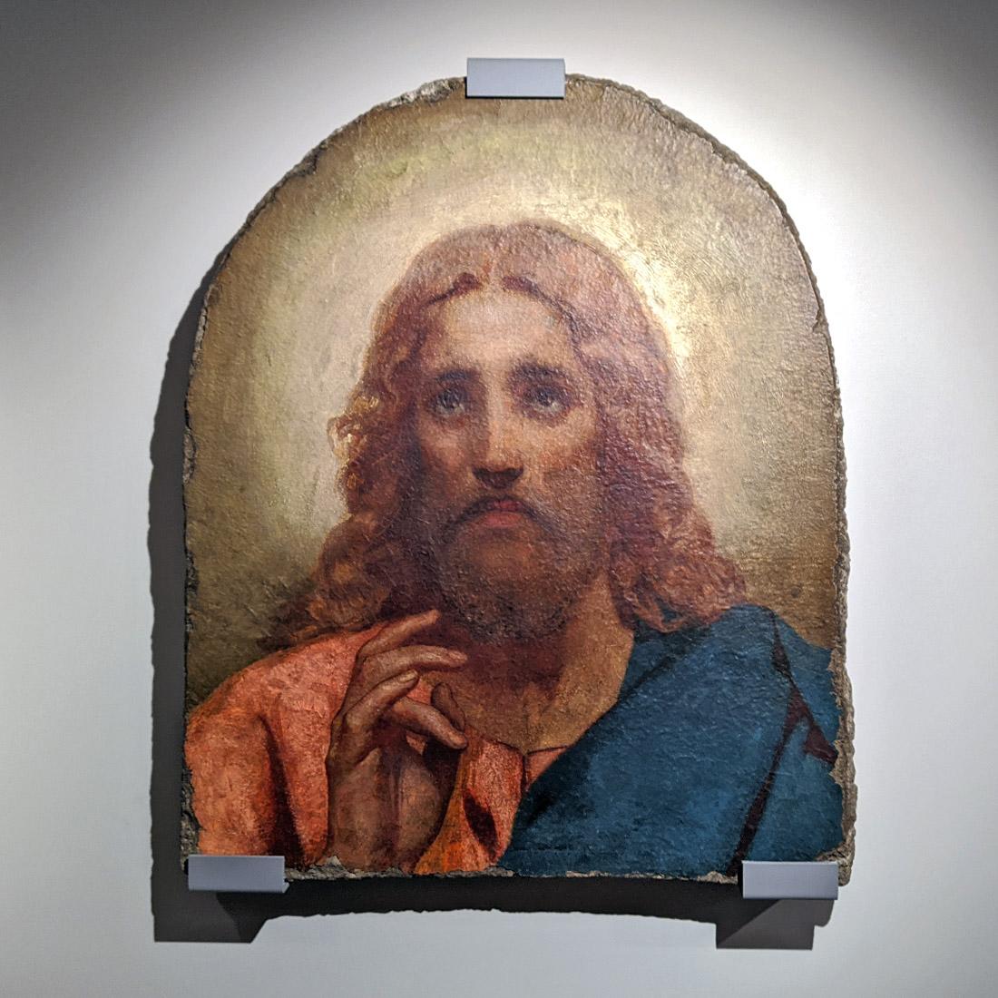 Генрих Семирадский. Иисус Христос. Фрагмент росписи Храма Спасителя. 1877