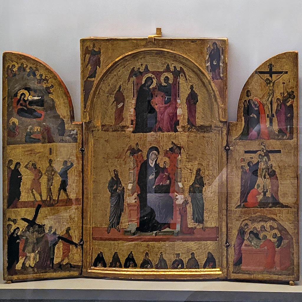 Дуччо ди Буонинсенья и мастерская (Duccio di Buoninsegna). Маэста. 1310