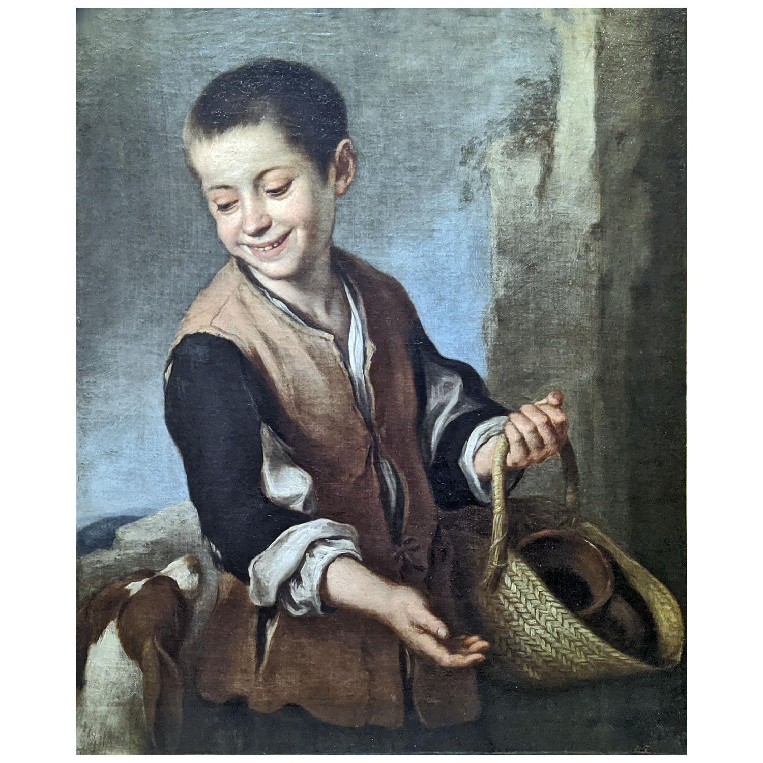 Бартоломе Эстебан Мурильо. Мальчик с собакой. 1650-е. Эрмитаж