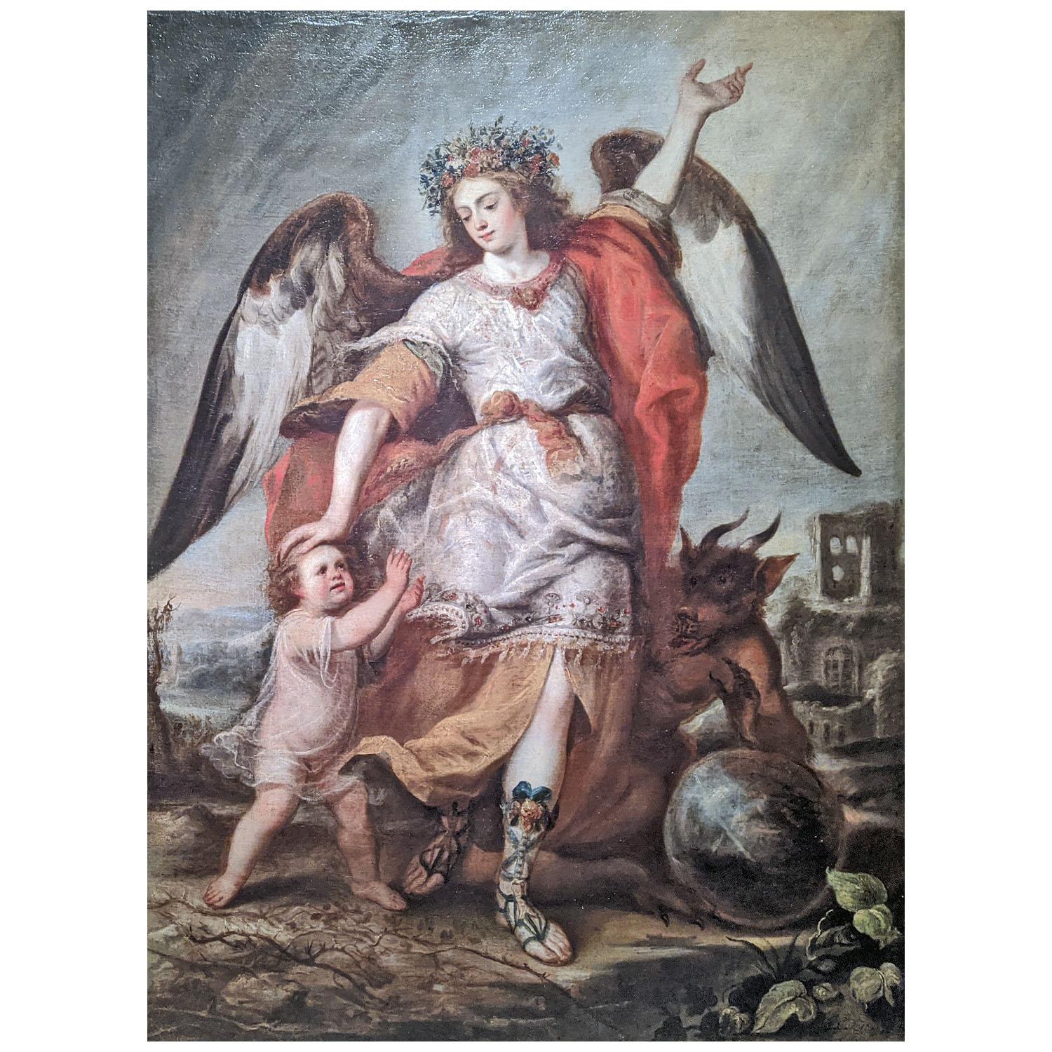 Антонио де Переда-и-Сальгадо. Ангел-хранитель. 1646. Эрмитаж