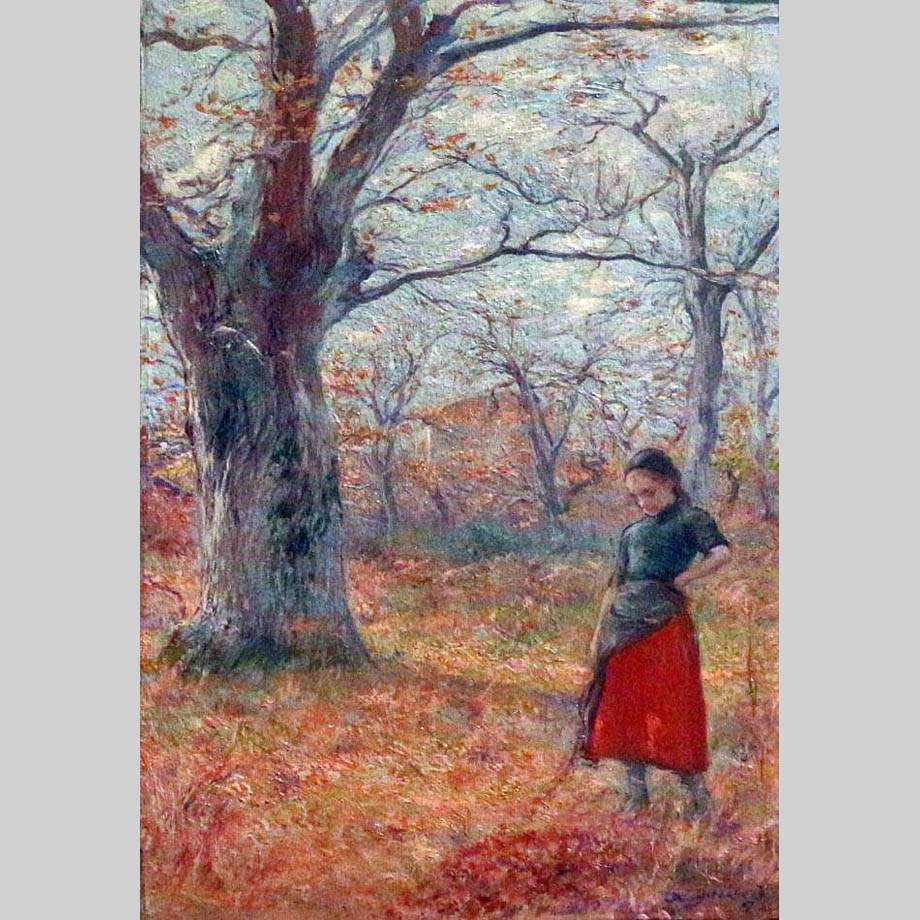 Адольфо Гиард. Деревенская девушка. 1892