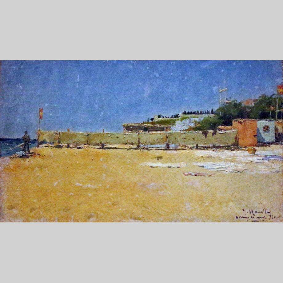Изидре Нонель. Пляж в Аренс-де-Мар. 1891