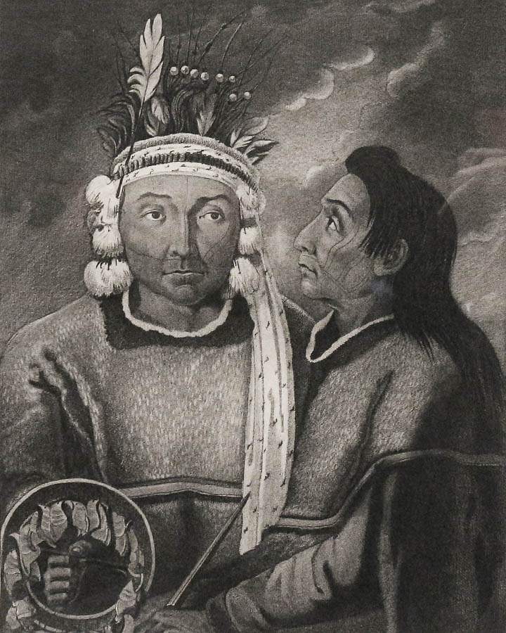 Андрей Ухтомский. Тойон с острова Кадьяка. 1831