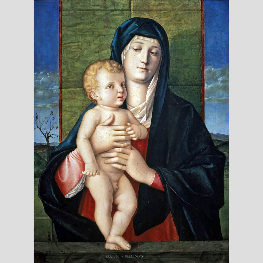 Джованни Беллини. Мадонна с младенцем. Около 1486