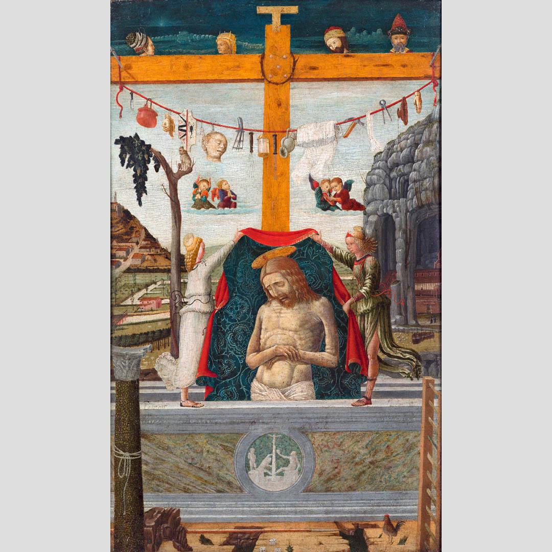 Франческо Бенальо. Христос с орудиями Страстей. Около 1460
