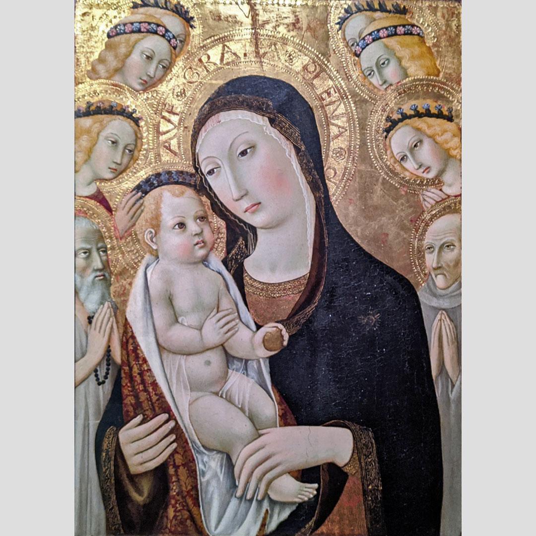 Сано ди Пьетро. Мадонна с младенцем. 1460-1470