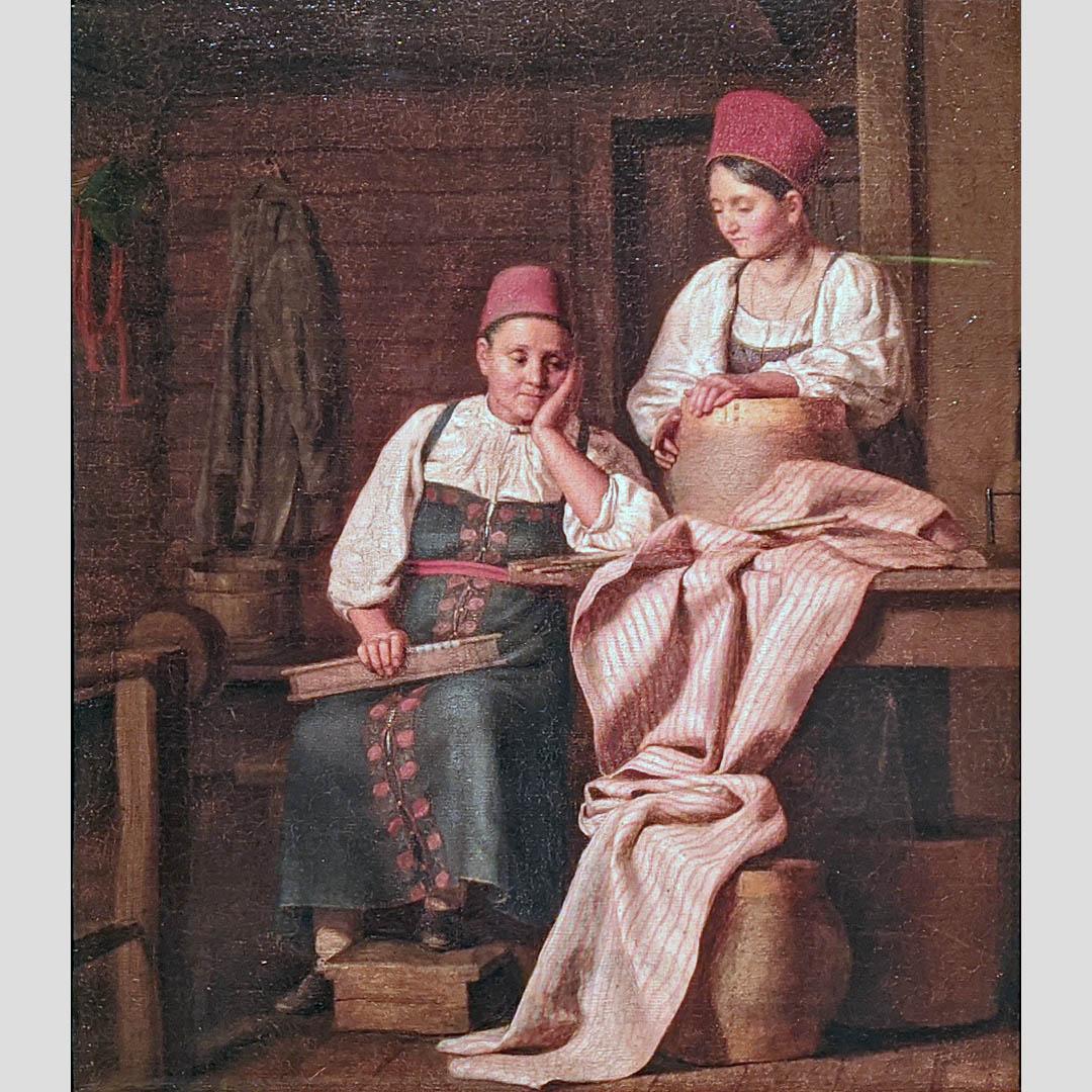 Алексей Тыранов. Ткачихи. 1826. Третьяковская галерея