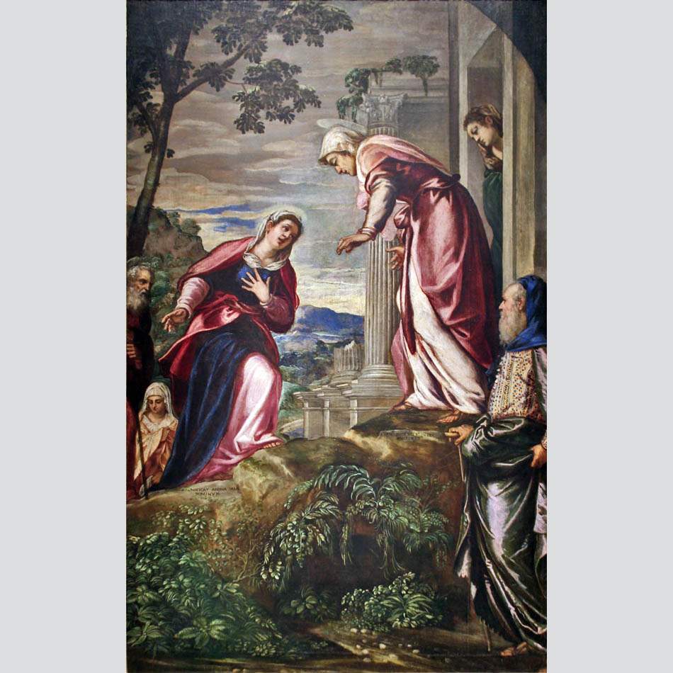 Тинторетто (Якопо Робусти). Встреча Марии и Елизаветы