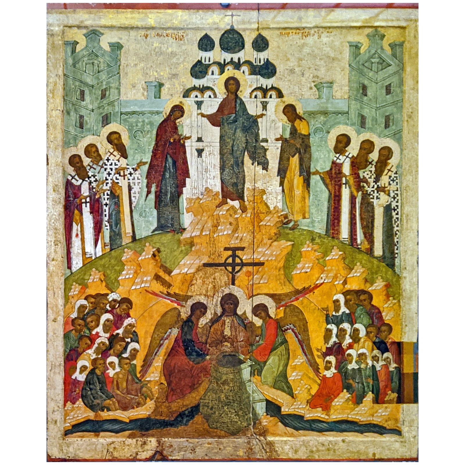 Происхождение честных древ Креста Господня. 1510-1520. Суздаль