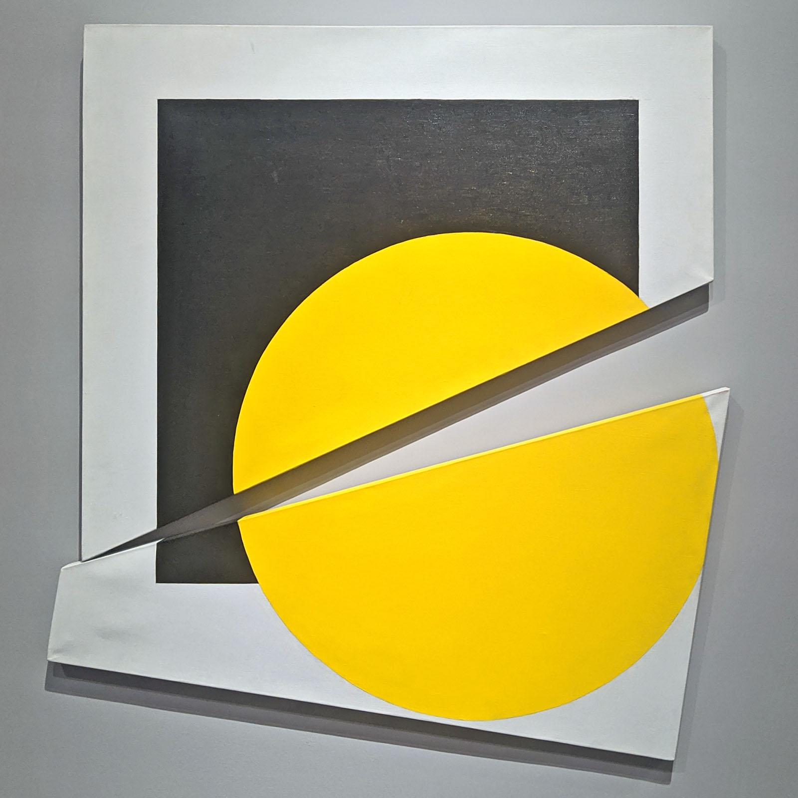 Александр Юликов. Желтый круг и черный квадрат. 2010
