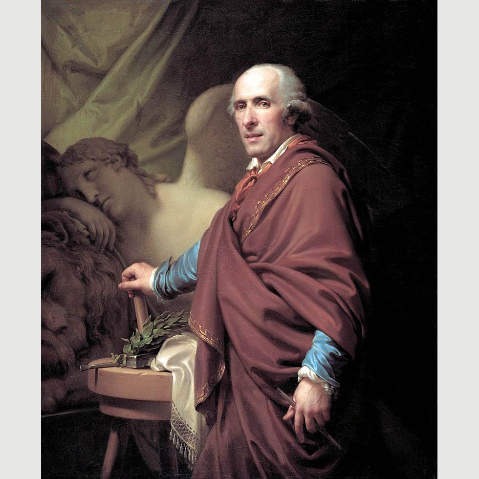 Johan Baptist Lampi. Antonio Canova. 1806