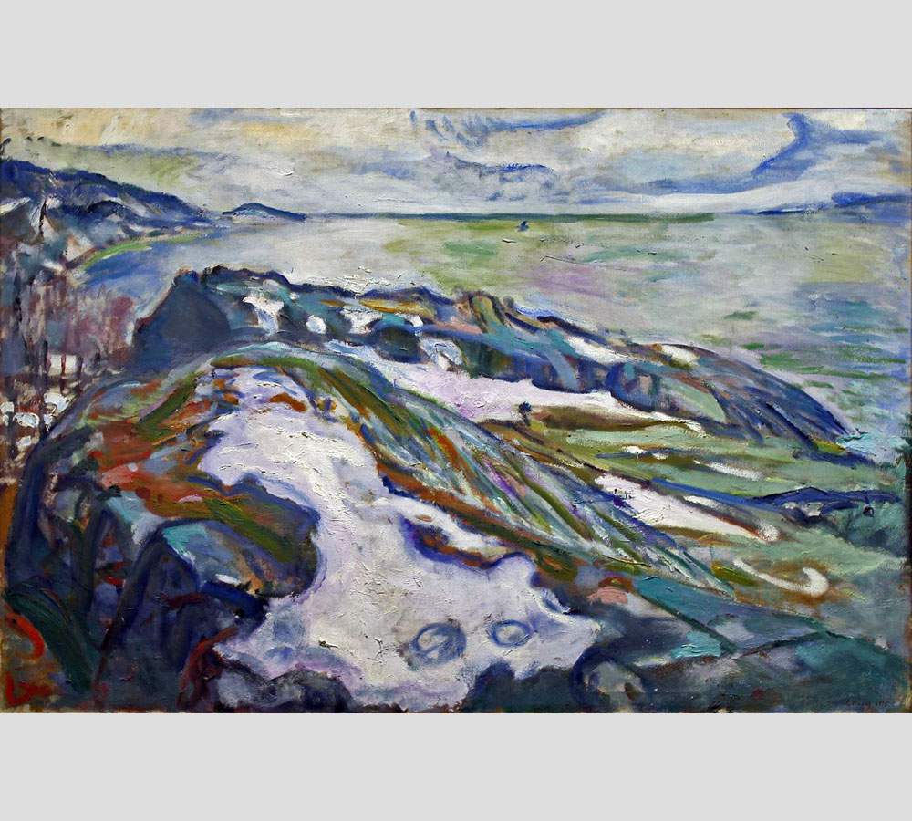 Edward Munch. Winter Landscape