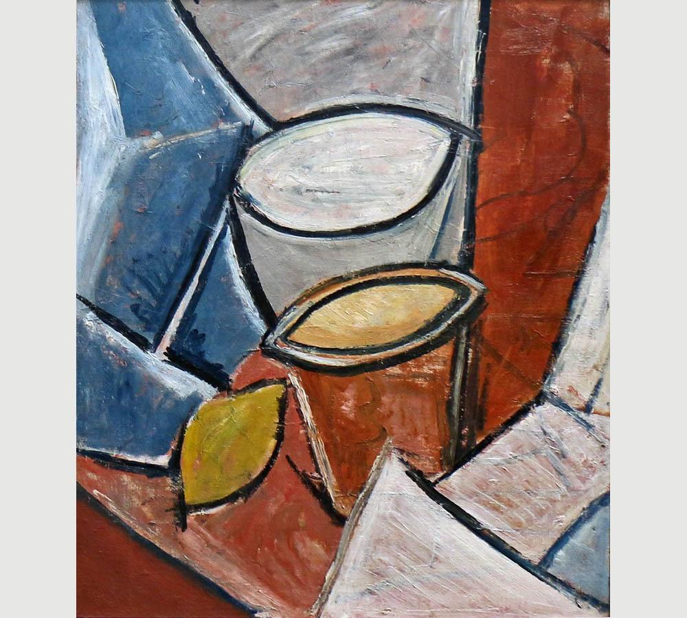 Pablo Picasso. Pots and Lemon. 1907