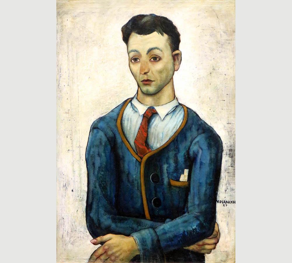 Viktor Planckh. Self-Portrait. 1927