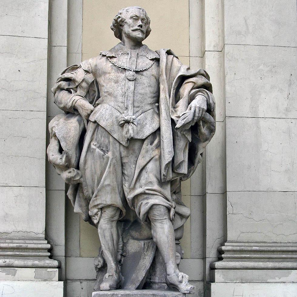 Viktor Oskar Tilgner. Statue of Peter Paul Rubens. 1879/82 