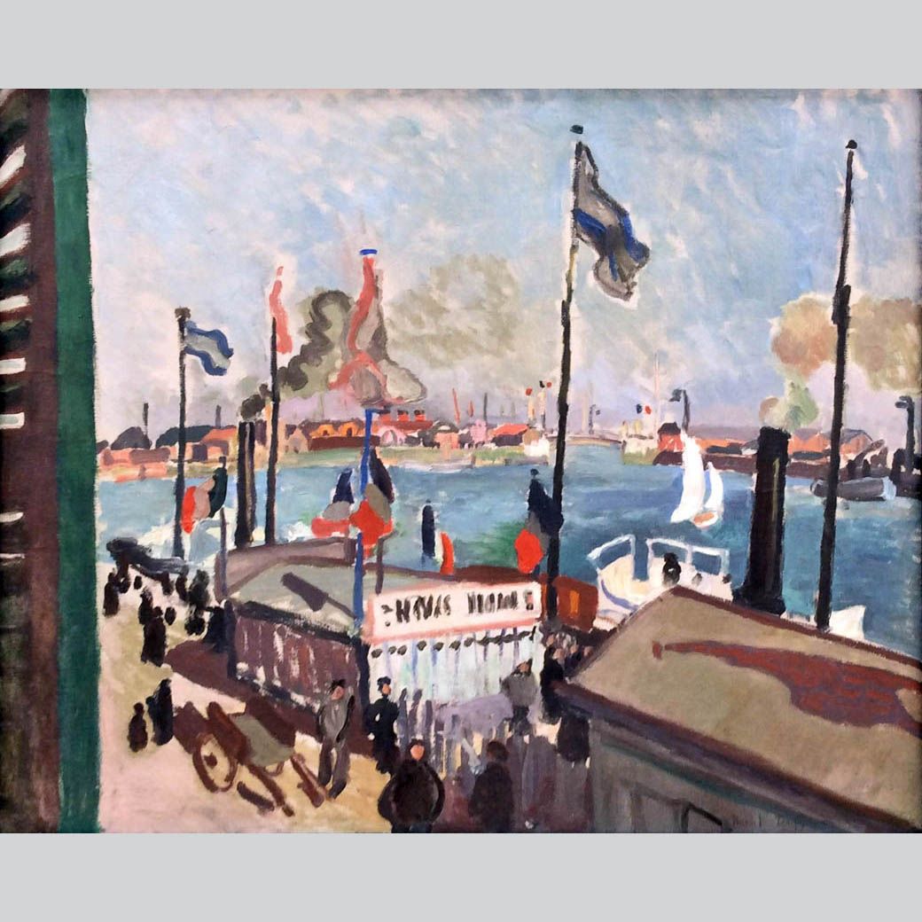 Raoul Dufy. Le Port du Havre. 1906