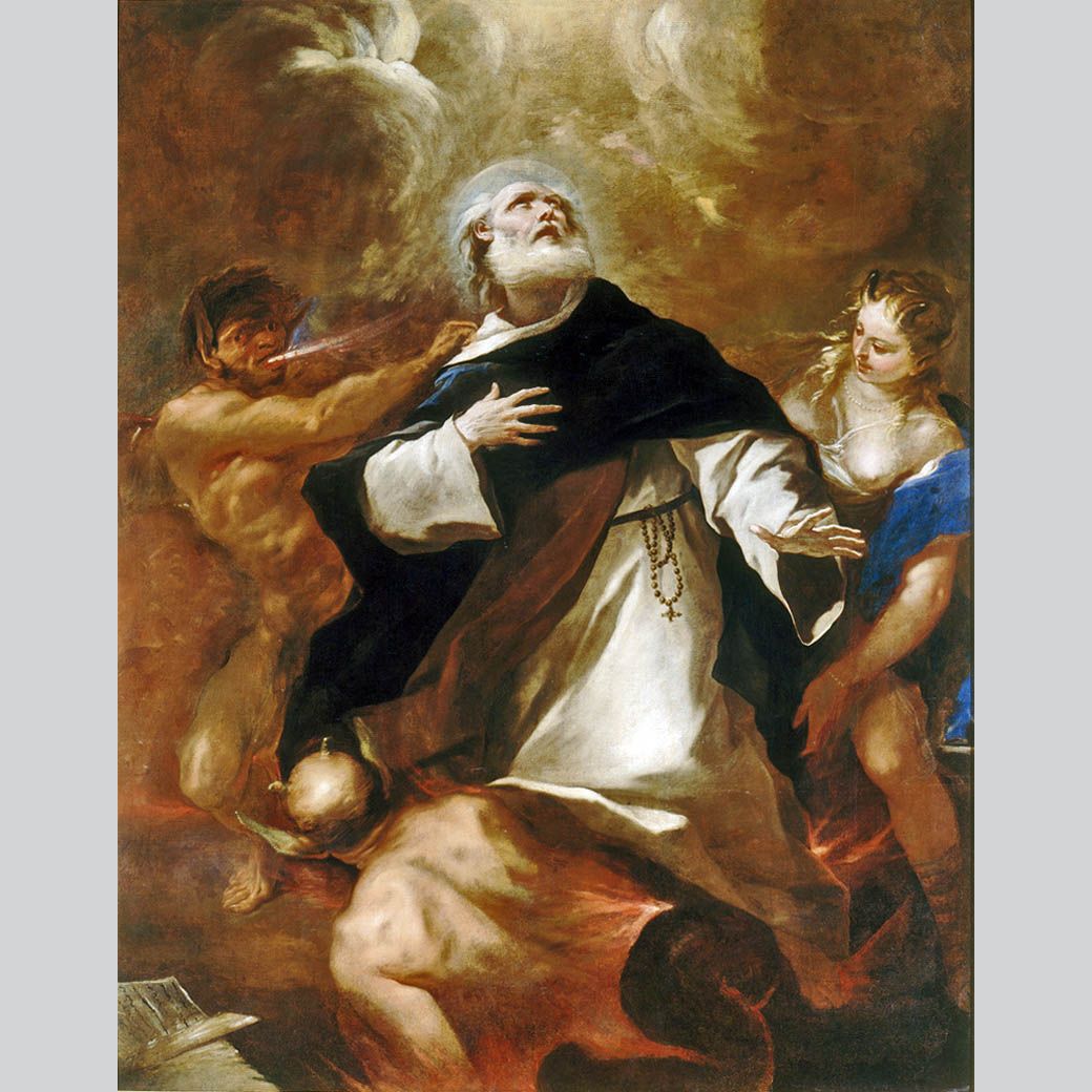 Luca Giordano. Saint Dominique. 1682-1690