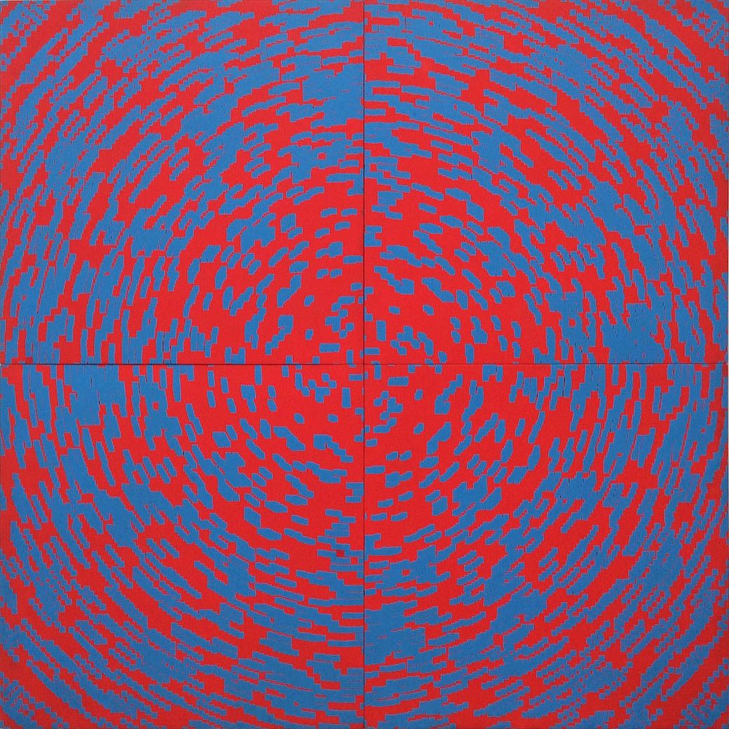 Francois Morellet. Random Distribution of the Squares. 1970