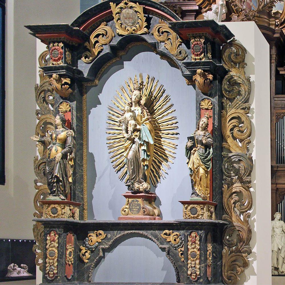 Altarpiece with the Virgin Mary. 1600-1721