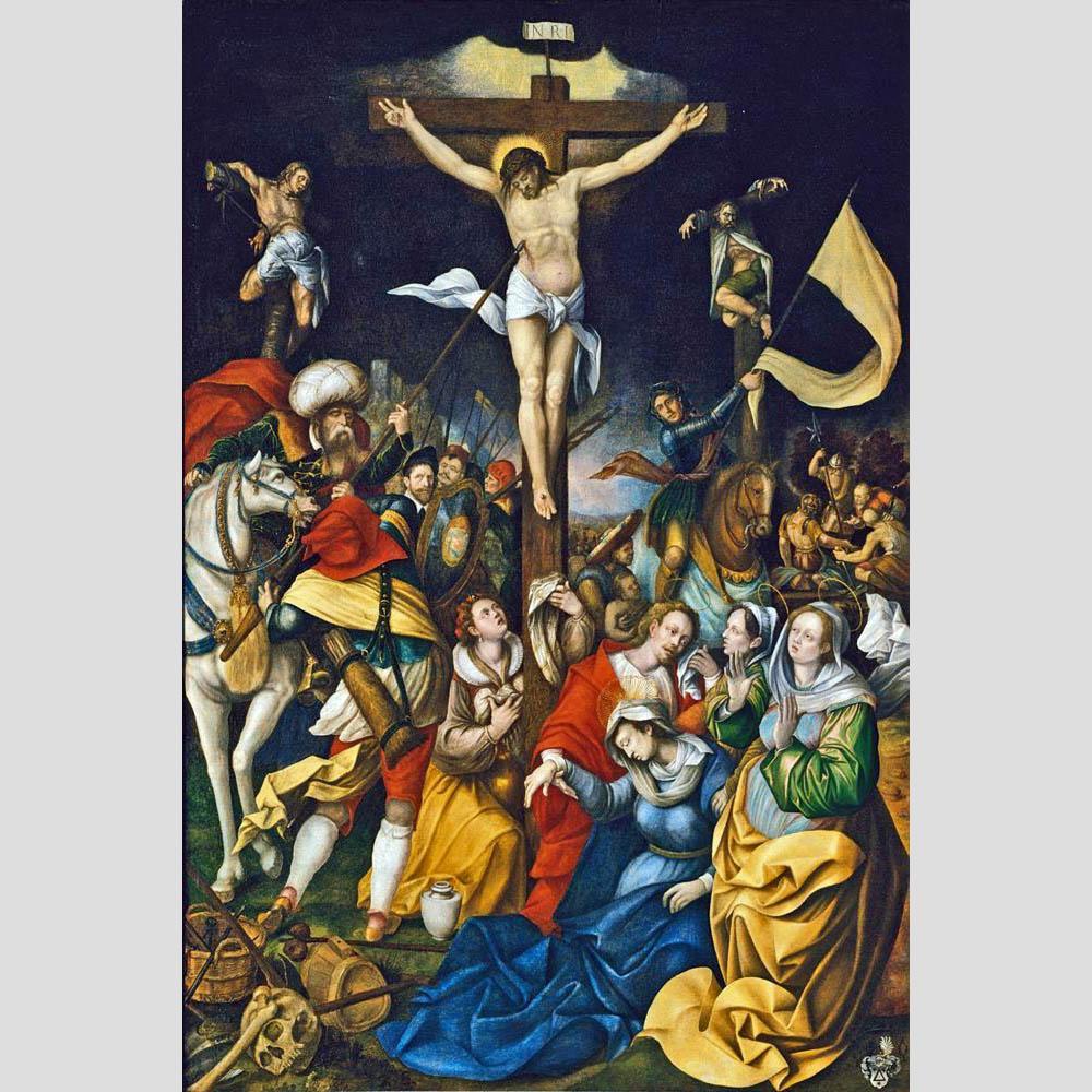 Bartholomeus Bruyn. Crucifixion. 1590-1595