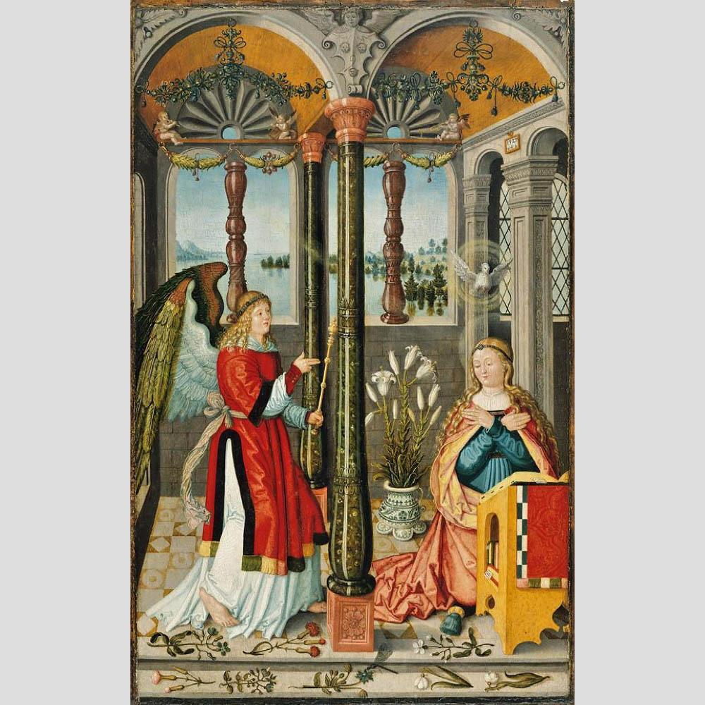 Wilhelm Stetter. Annunciation of Mary. 1527