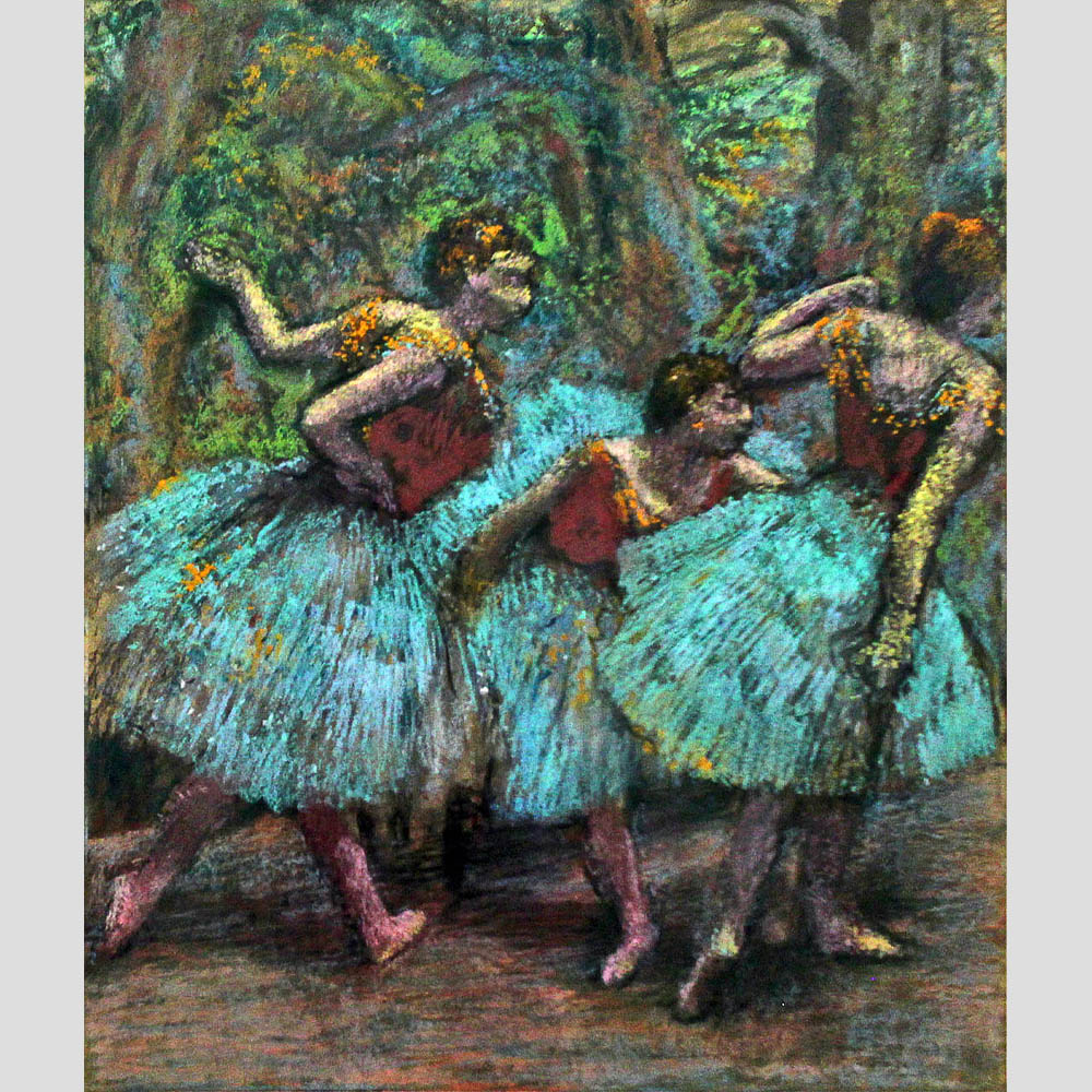 Edgar Degas. Three Dancers. 1903