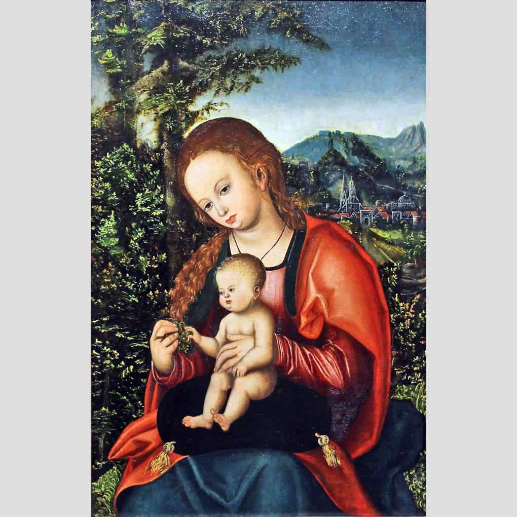 Lucas Cranach de Oude. Virgin and Child. 1516