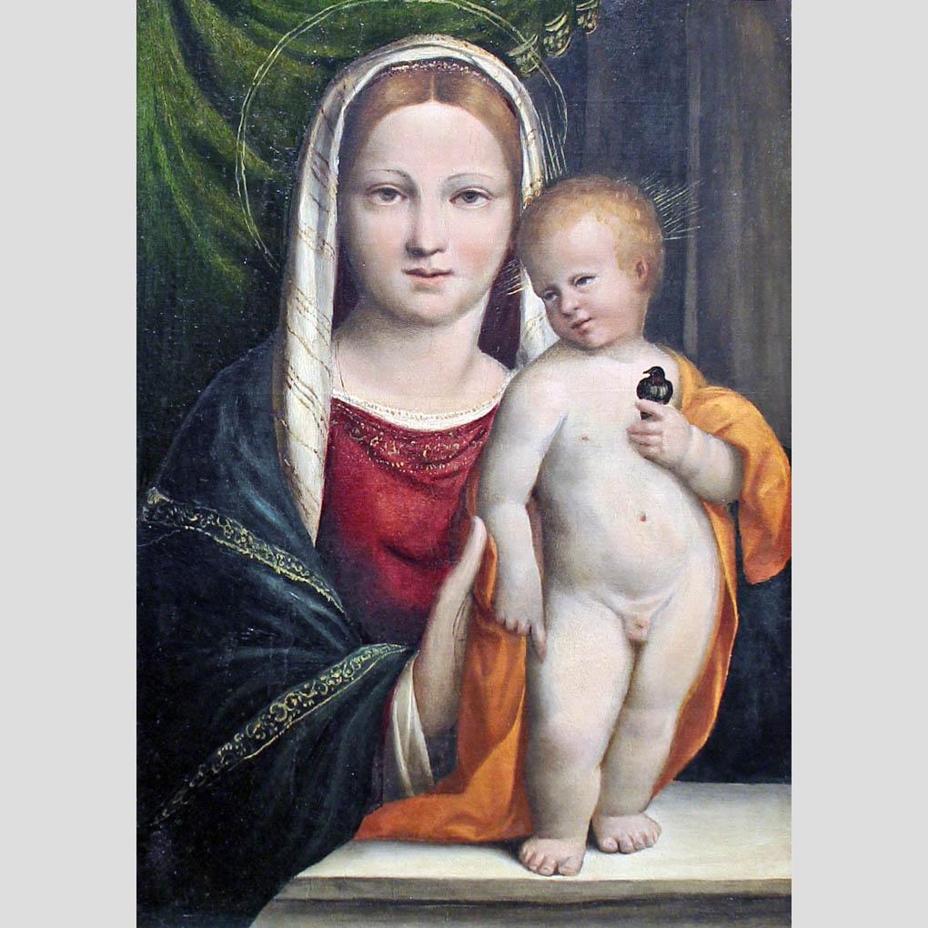 Benvenuto Tisi named Garofalo. Madonna with Child. 1510