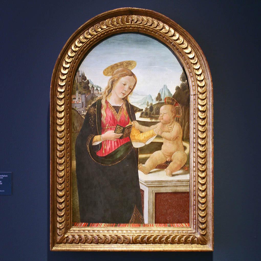 Domenico Ghirlandaio. Madonna with Child. 