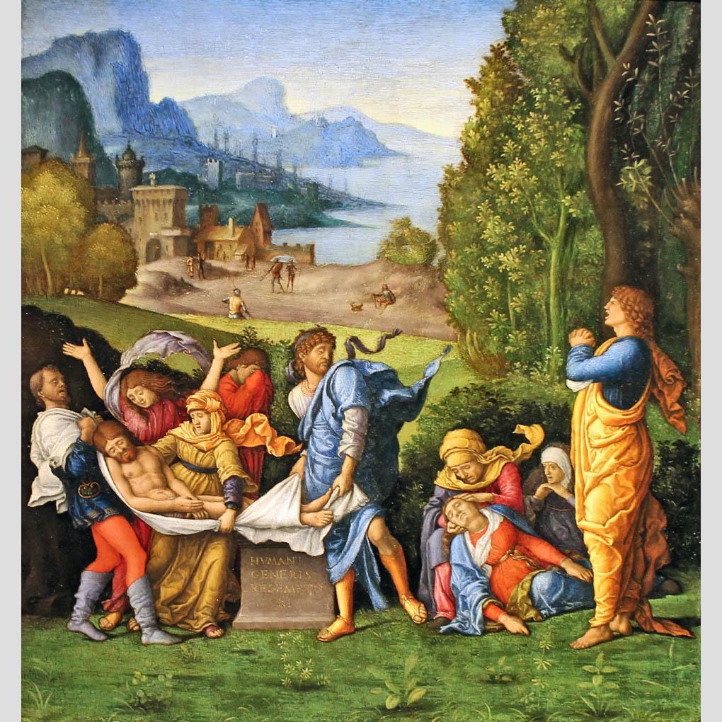 Andrea Mantegna (Bernardino Parenzano?). Lamentation of Christ. 1500-1510