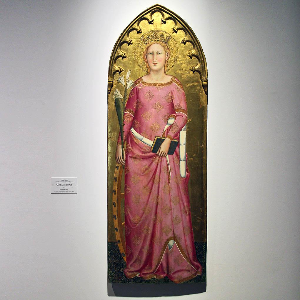 Pietro Nelli. St Catherine of Alexandria. 1365