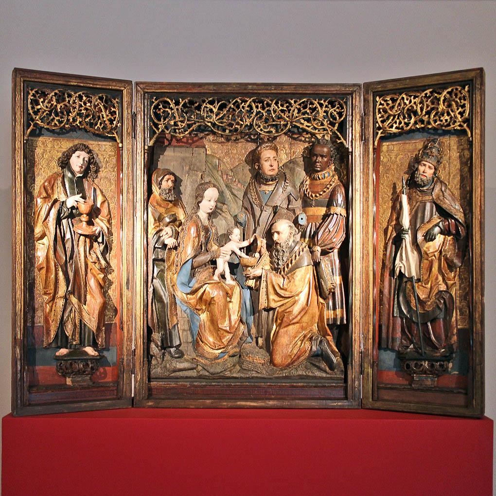 Matthias Plauer? Altarpiece with Adoration of the Magi. 1510-1515