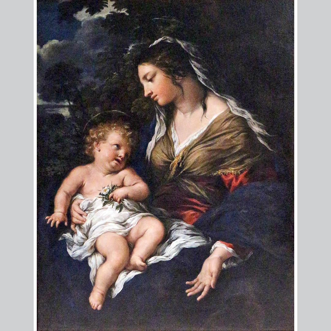 Pietro de Cortone. Virgin and Child. 1641